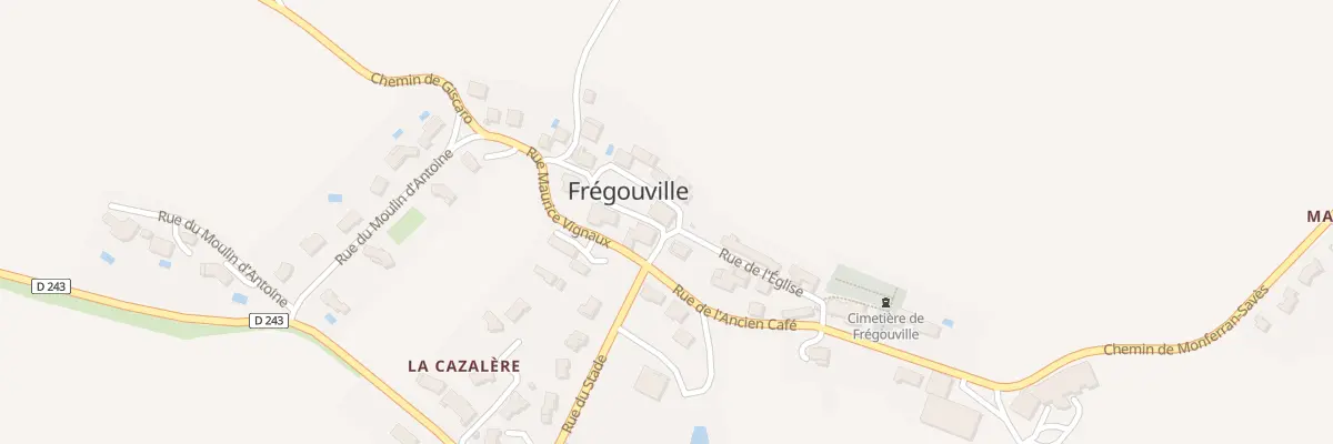 Plan du 5060 Le Village à Frégouville
