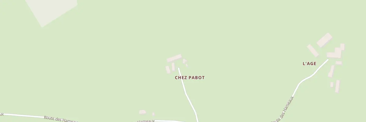 Plan du 166 Chez Pabot à Chalais