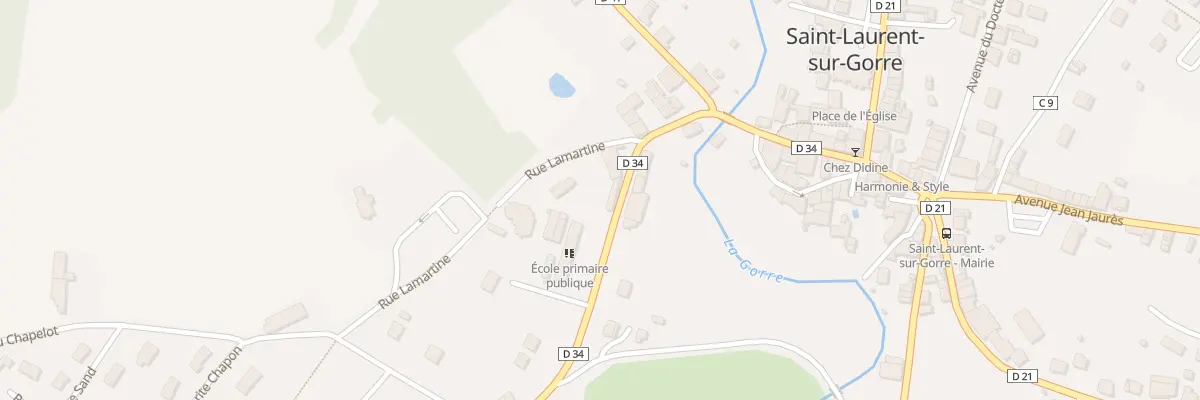 Plan du 20 Av Jean Moulin à Saint-Laurent-sur-Gorre