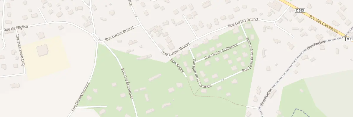 Plan du 363 Rue Lucien Briand à Saint-Ouen-du-Tilleul