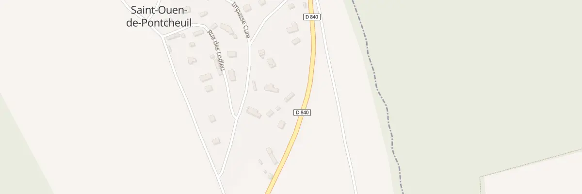Plan du 3 Rte d’Elbeuf à Saint-Ouen-de-Pontcheuil
