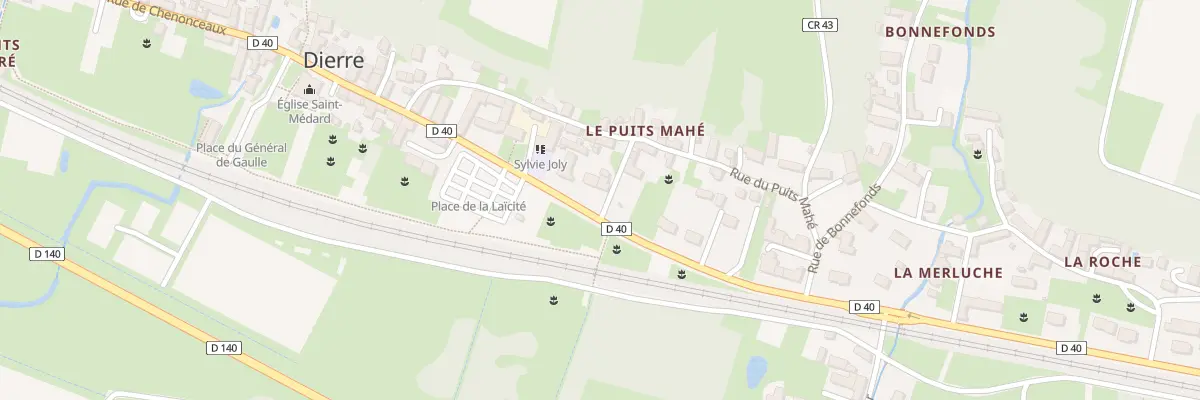 Plan du 2 Rue des Anciens Combts d’Afn à Dierre