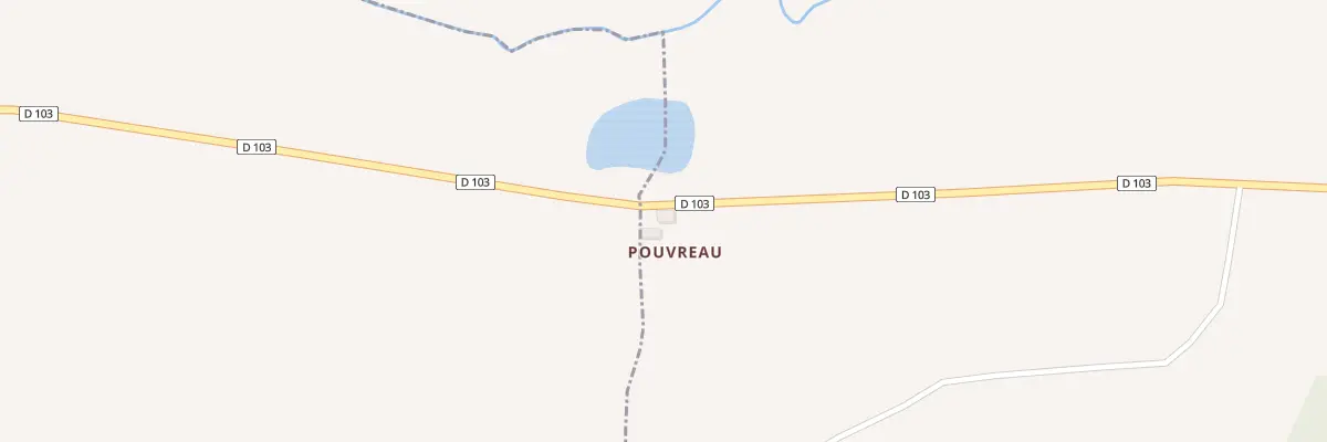 Plan du 242 Pouvreau au Petit-Pressigny