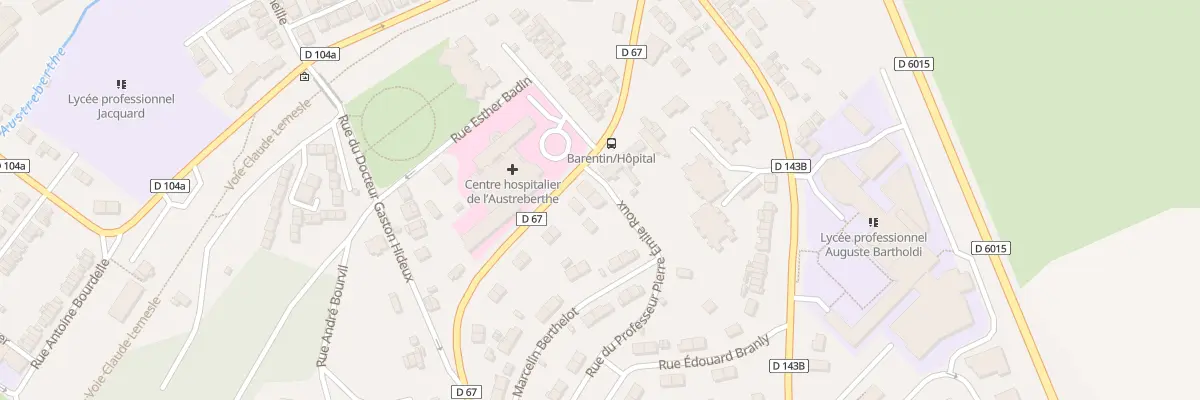 Plan du 1B Rue Pierre Emile Roux à Barentin