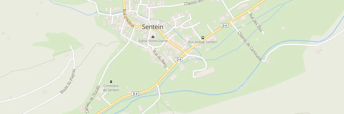 Plan du 63 Le Village à Sentein