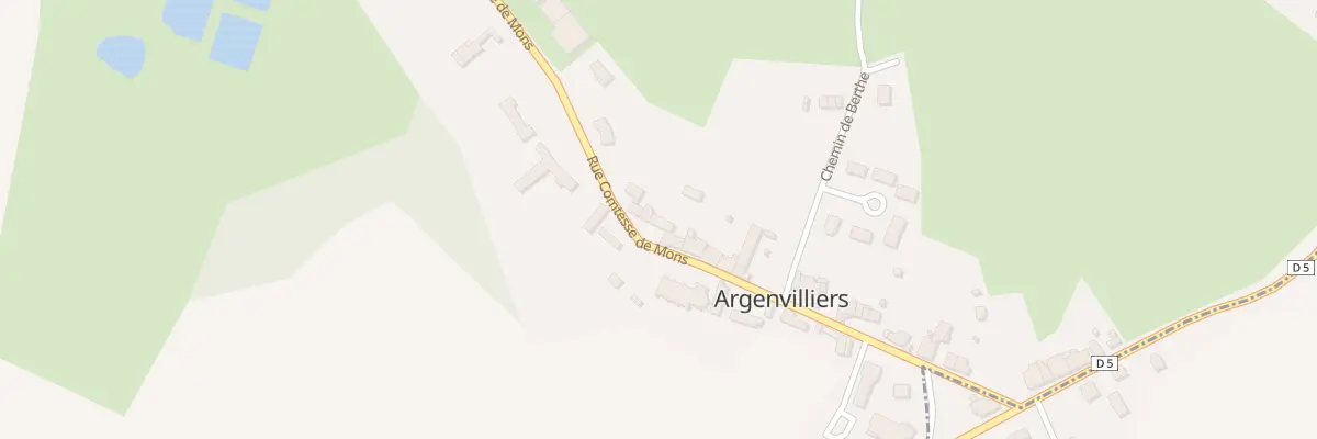 Plan du 29 Rue Comtesse de Mons à Argenvilliers