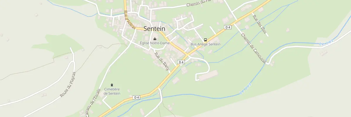 Plan du 65 Le Village à Sentein