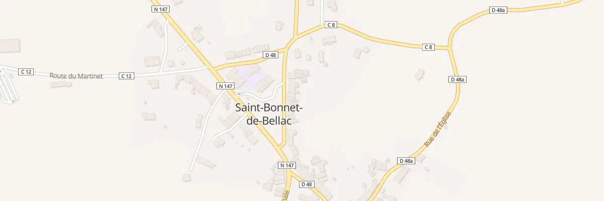 Plan du 5012 Le Bourg à Saint-Bonnet-de-Bellac