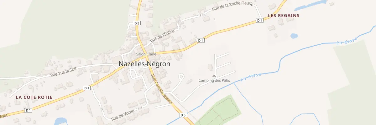Plan du 14 Rue Amélie Vincendeau à Nazelles-Négron