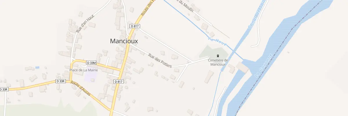 Plan du 165 Le Village à Mancioux