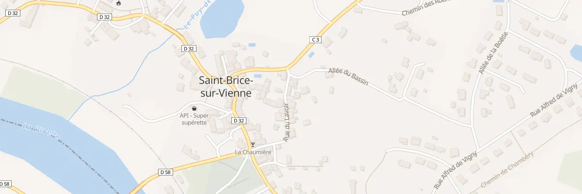 Plan du 22 Rue du Lavoir à Saint-Brice-sur-Vienne