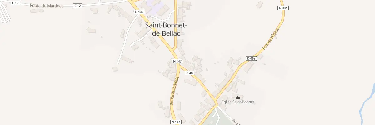 Plan du 5021 Le Bourg à Saint-Bonnet-de-Bellac