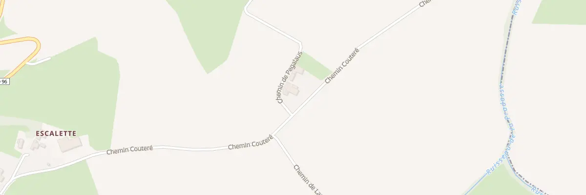 Plan du 52 Coutere à Samouillan