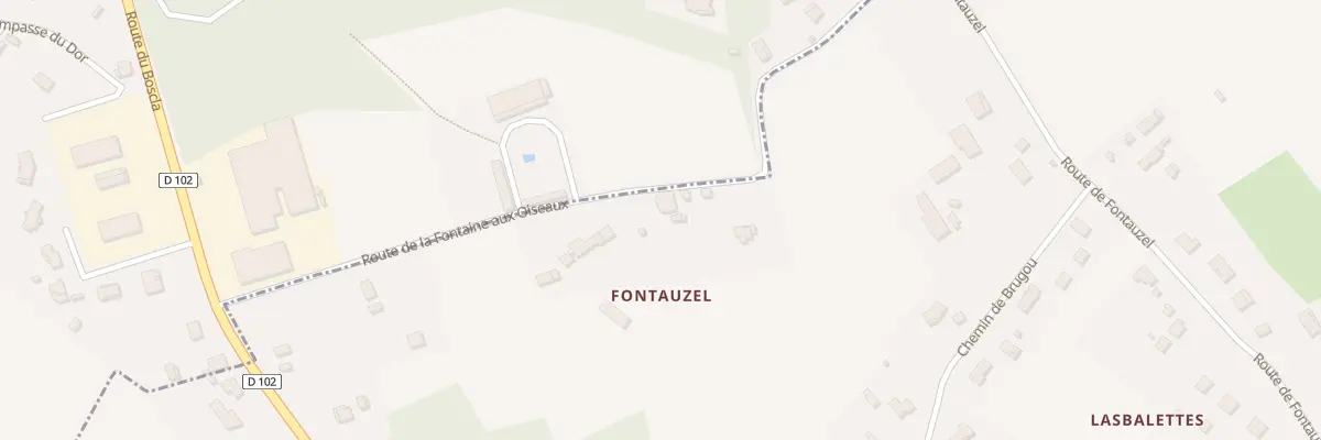 Plan du 356 Rte de la Fontaine aux Oiseaux à Montayral