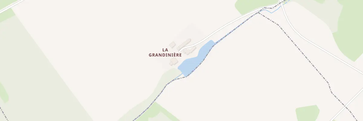 Plan du 38 La Grandiniere à Cigogné