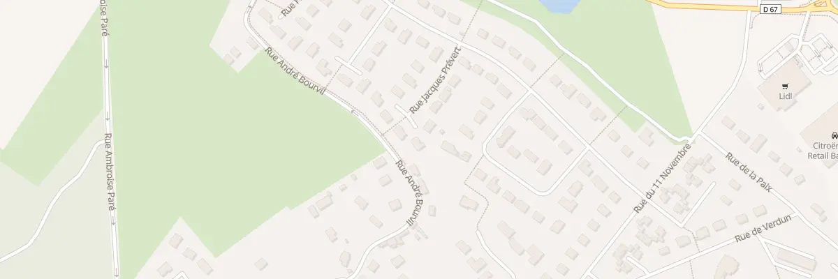 Plan du 98 Rue Jacques Prévert à Barentin