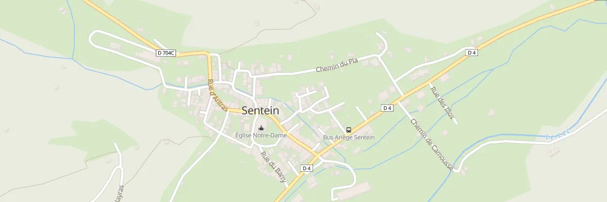 Plan du 4 Rue de la Biroussano à Sentein
