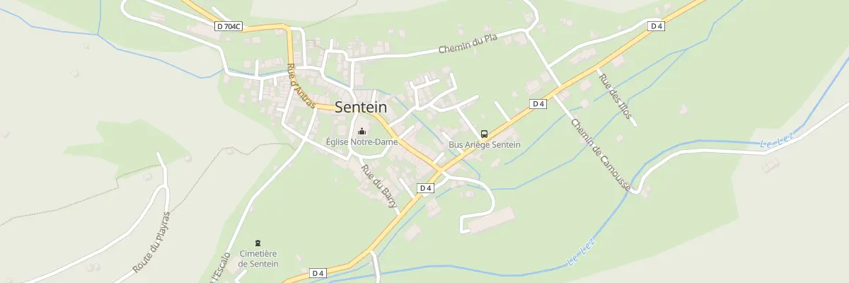 Plan du 42 Le Village à Sentein