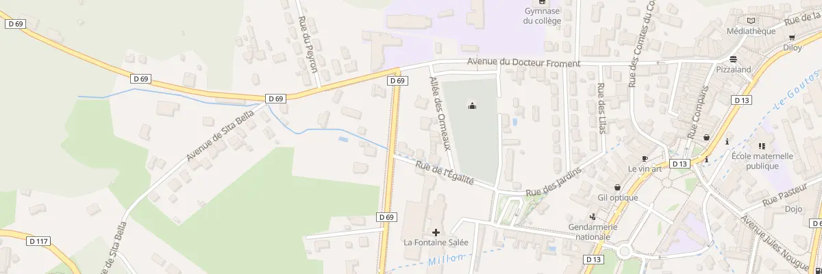 Plan du 3 Bd des Salins à Salies-du-Salat