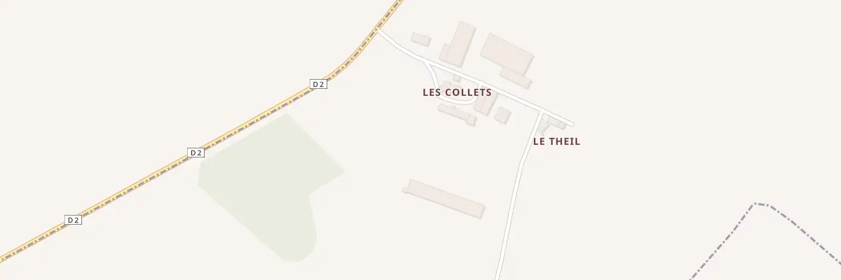 Plan du 1 Les Collets à Meaucé