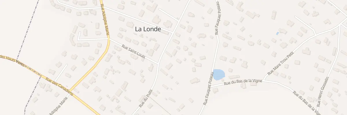 Plan du 252 Rue du Puits à La Londe