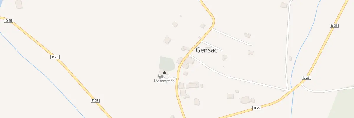 Plan du 5030 Gensac-Ouest à Gensac