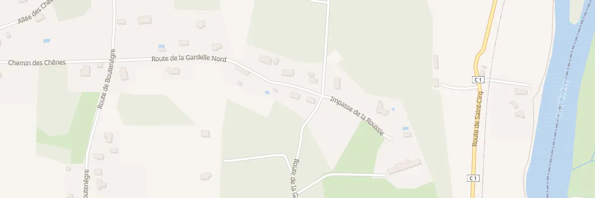 Plan du 326 Rte de la Gardelle-Nord au Bugue