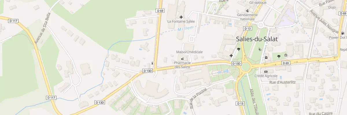 Plan du 6 Bd du Sel à Salies-du-Salat
