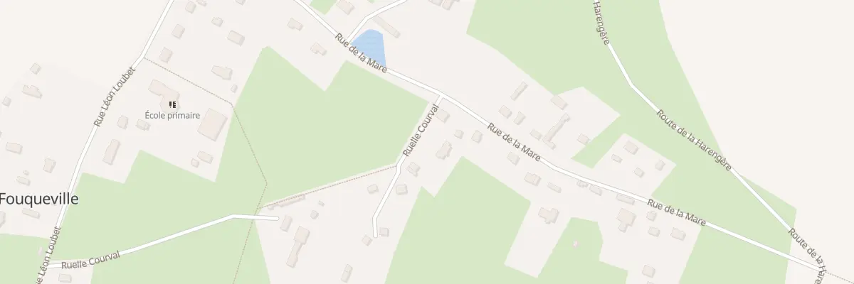 Plan du 16 Rue de la Mare à Fouqueville