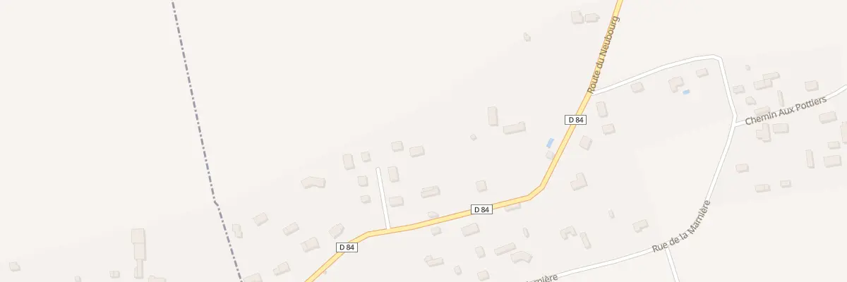 Plan de Rte du Neubourg à Crestot