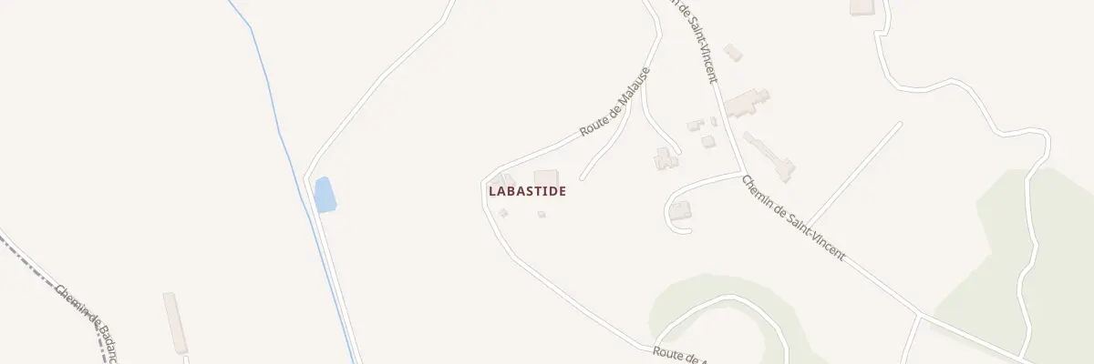 Plan du 5042 Labastide à Saint-Vincent-Lespinasse