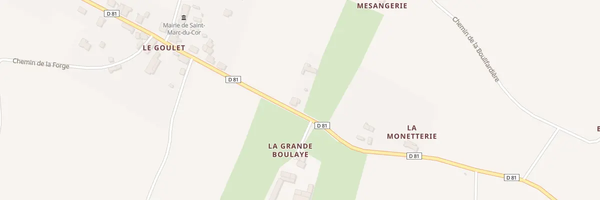 Plan du 26 Rue du Goulet à Saint-Marc-du-Cor