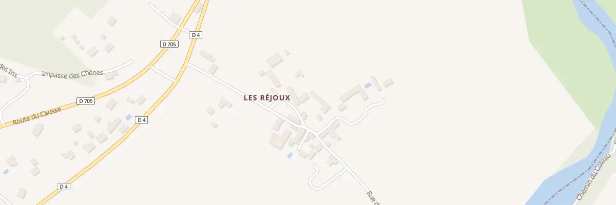 Plan du 44 Les Rejoux à Mayac