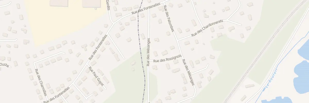 Plan du 2 Rue des Rossignols à Saint-Élier