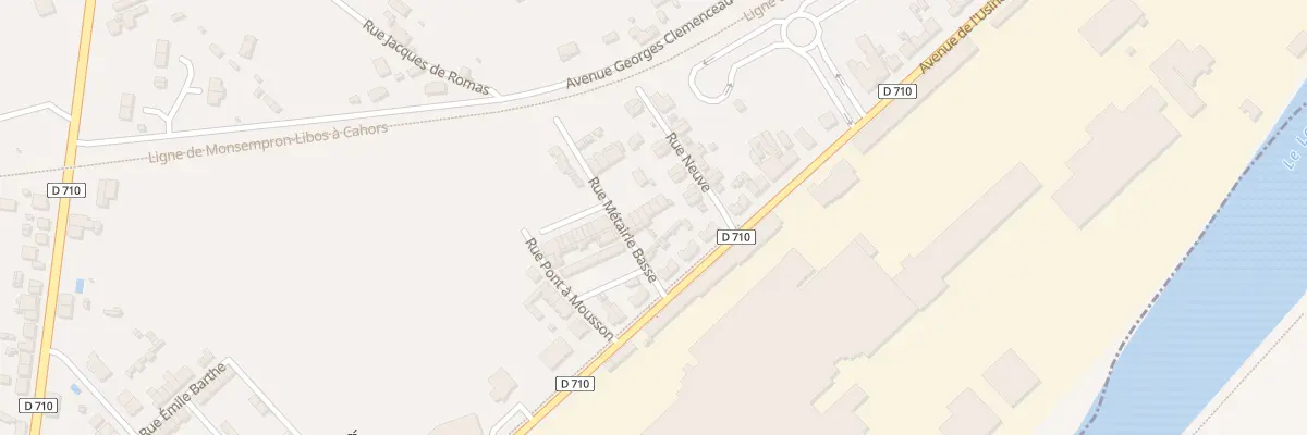 Plan du 5 Rue Métairie Basse à Fumel