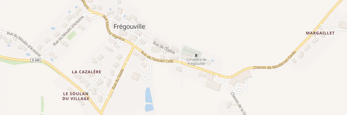 Plan du 127 Rue de l’ancien café à Frégouville
