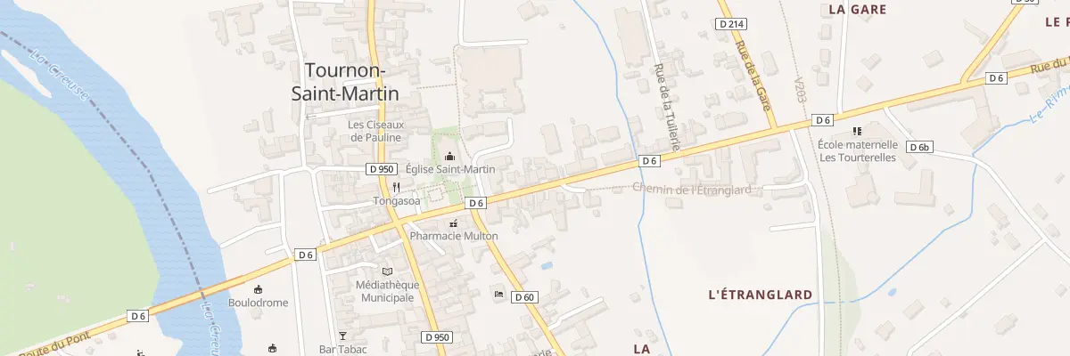 Plan du 3 Rue de la Gare à Tournon-Saint-Martin