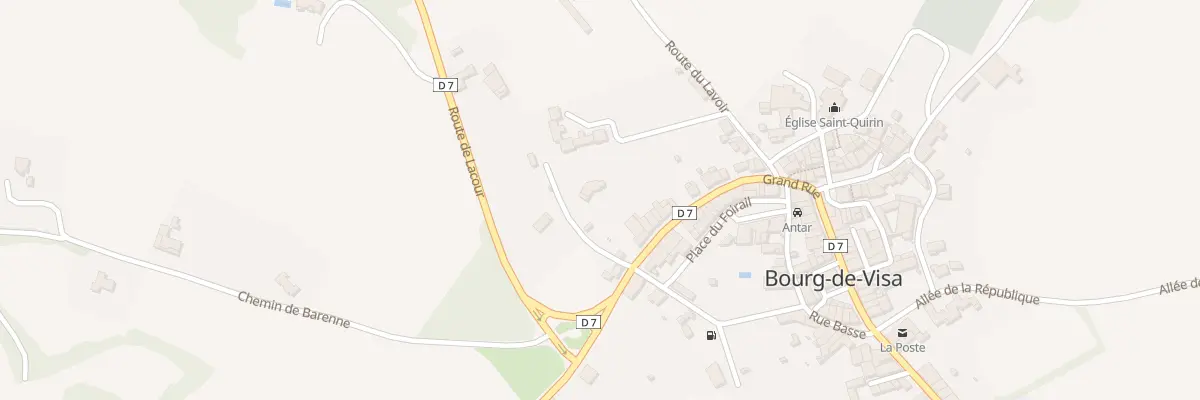 Plan du 5315 Bourg à Bourg-de-Visa