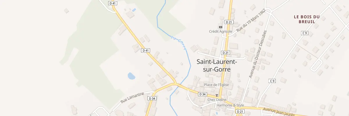 Plan du 6 Av Honore Arnoul à Saint-Laurent-sur-Gorre