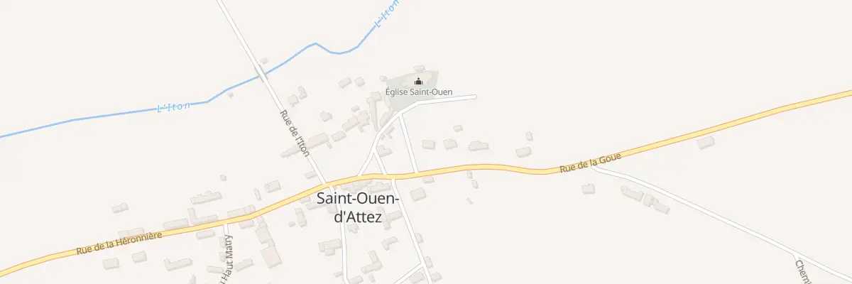 Plan du 1 Rue de la Goue à Sainte-Marie-d’Attez
