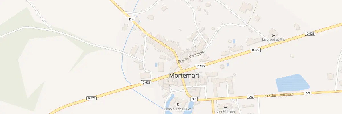 Plan du 3 Rue de l’Echauguette à Mortemart