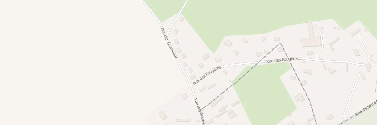 Plan du 595 Rue des Ecameaux à Saint-Ouen-du-Tilleul