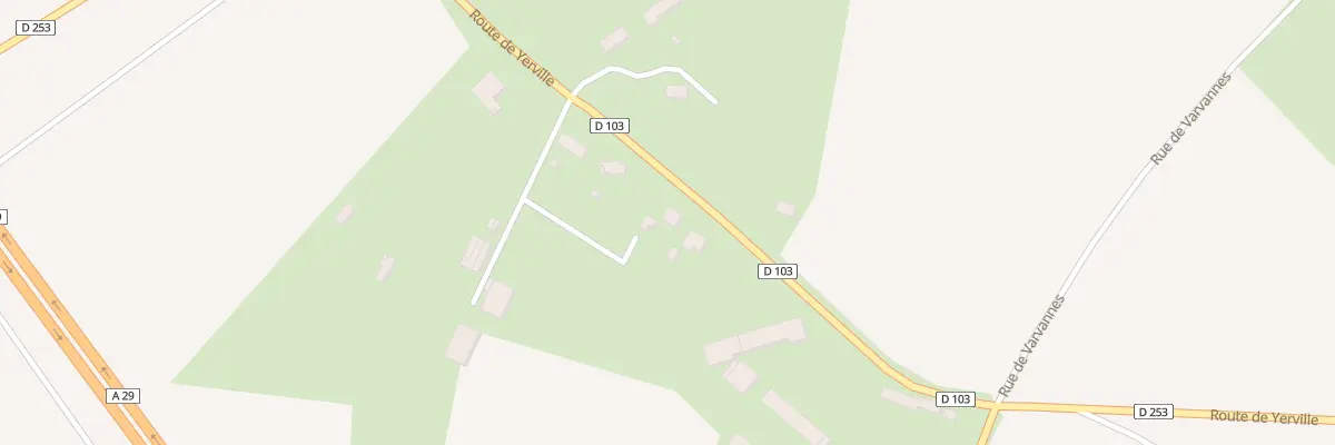 Plan du 1243 Rte de Yerville à Ancretiéville-Saint-Victor