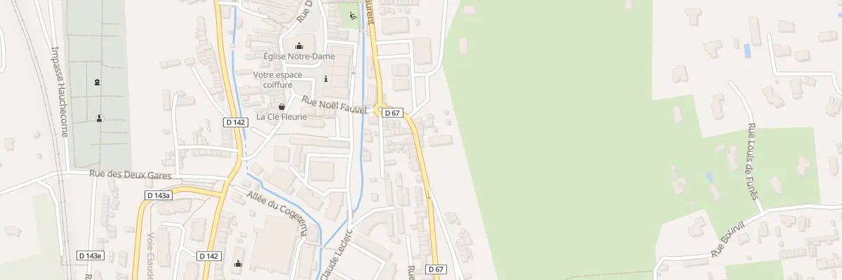 Plan du 13 Rue Noël Fauvel à Pavilly