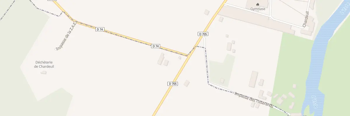 Plan du 39 Les Chataigneres à Mayac