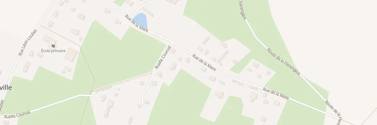 Plan du 20 Rue de la Mare à Fouqueville
