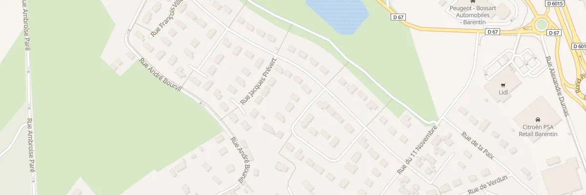 Plan du 204 Rue Arthur Rimbaud à Barentin