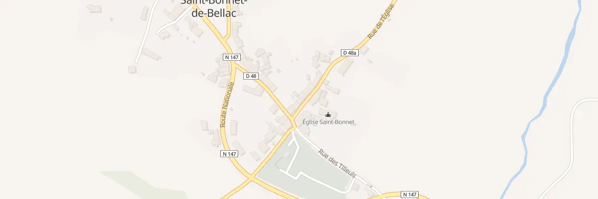 Plan du 5029 Le Bourg à Saint-Bonnet-de-Bellac