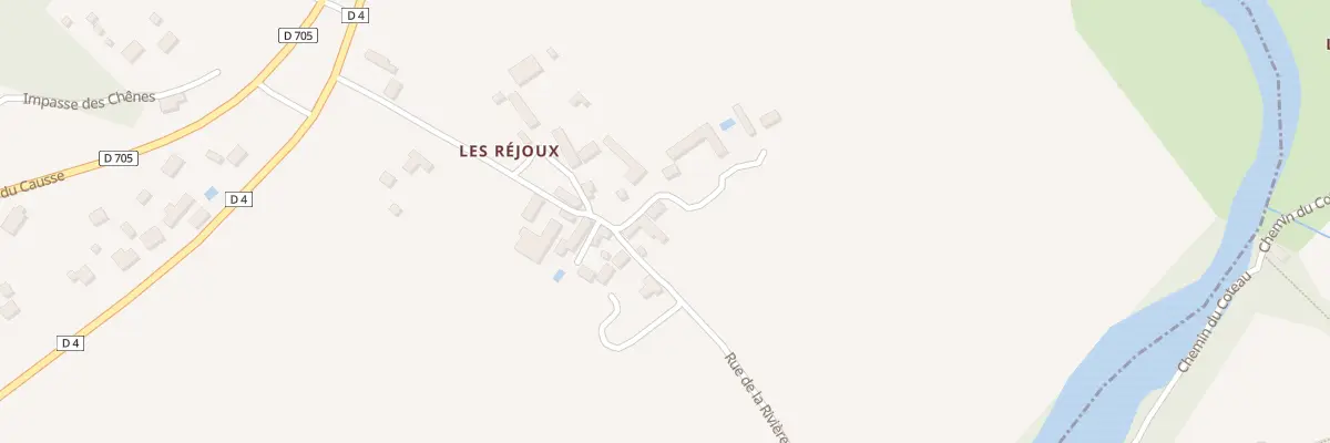 Plan du 134 Les Rejoux à Mayac