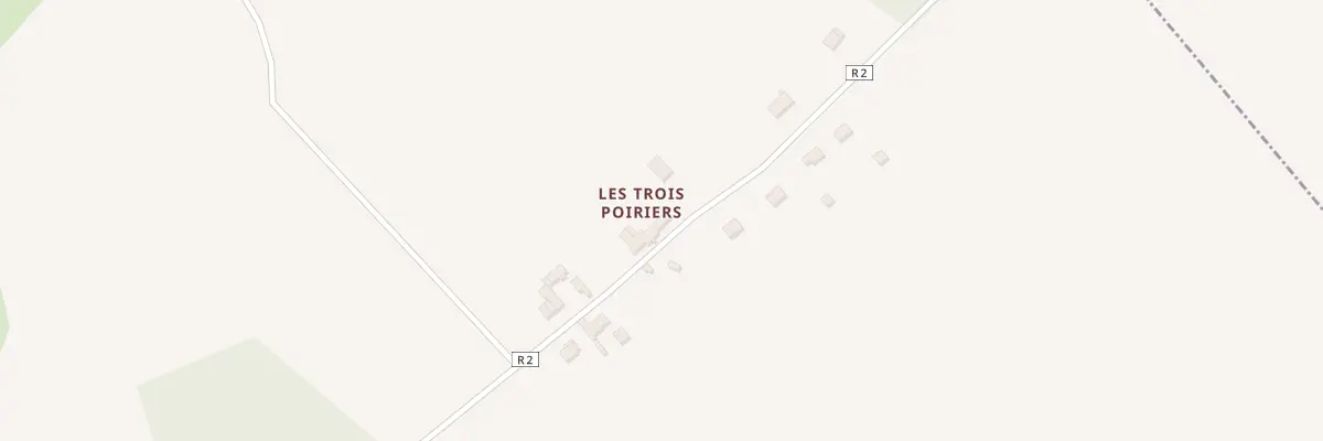 Plan du 8 Les Trois Poiriers à Saint-Senoch
